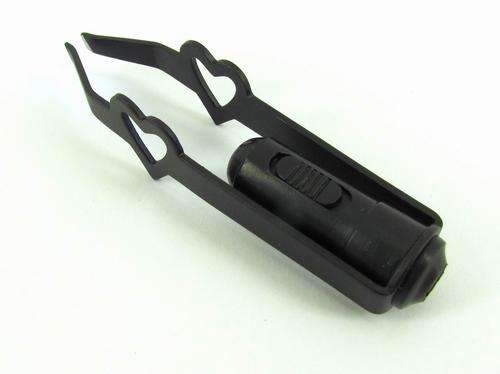 Eyebrow Tweezer Slanted with light Black (Total Length 95mm)