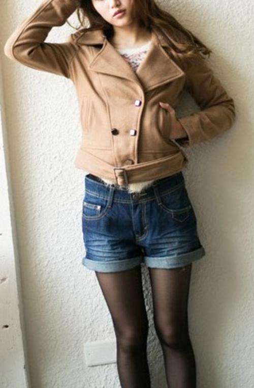 *Fashion Tokyo* Rider Jacket with Detachable Fur Collar-Light Brown