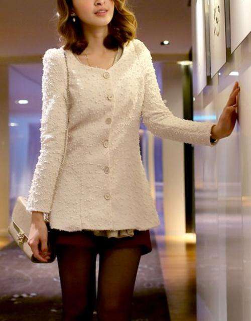 *Fashion Tokyo* Elegant Woolen Coat