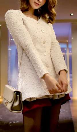 *Fashion Tokyo* Elegant Woolen Coat