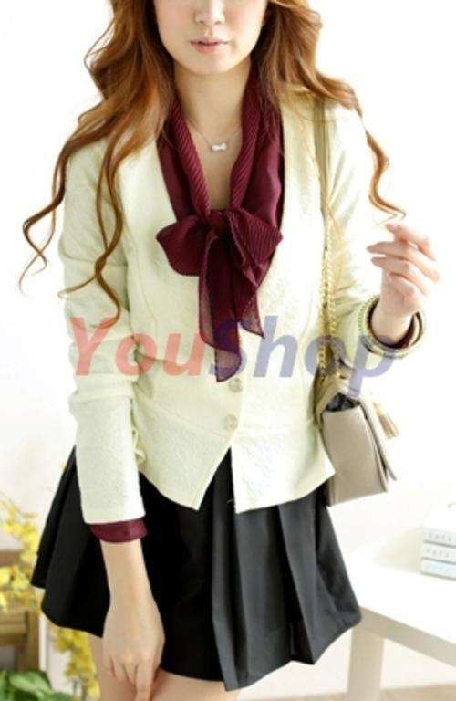 *Fashion Tokyo* Elegant Blazer-White