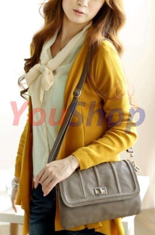 *Fashion Tokyo* Elegant Bow-tie Chiffon Shirt-Almond