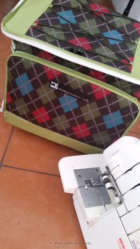 GREEN TROLLEY FOR SEWING MACHINE OR OVERLOCKER