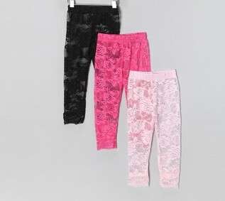 Lace Leggings - age 12 months to 6 years - 15 Colours to choose from