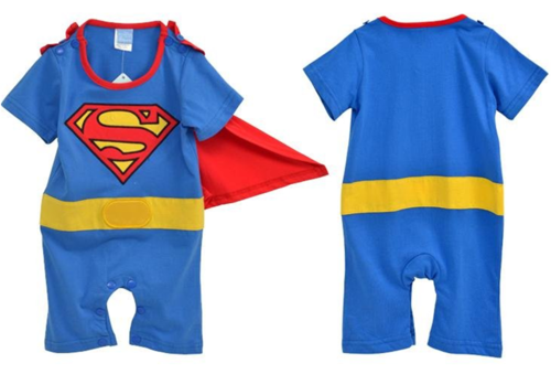 Superman play suit - 0 months to 3 years