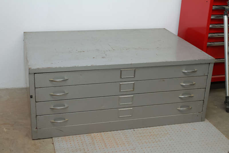 4 drawer A0 map cabinet