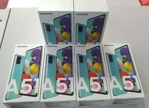 Samsung Galaxy A51 128GB Single Sim Crush Blue/New & Sealed/ICASA Approved/Free Shipping