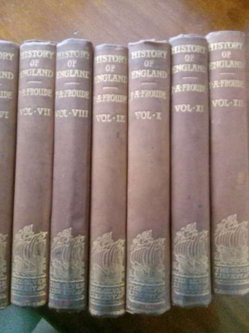 HISTORY OF ENGLAND - J.A.FROUDE - VOLUMES 1 TO 12 - PRINTED FROM 1898 TO 1906