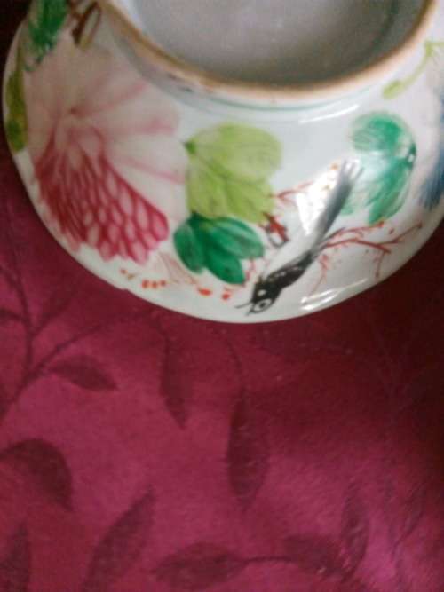 ANTIQUE CHINESE RICE BOWLS WITH 4 CHARACTER MARK