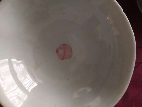 ANTIQUE CHINESE RICE BOWLS WITH 4 CHARACTER MARK