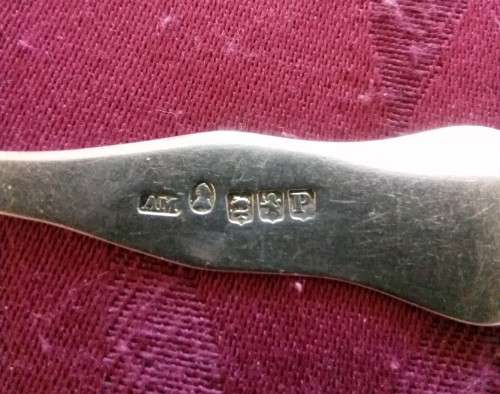 6 SOLID SILVER TEA SPOONS - GLASGOW 1834 - WILLIAM IV - KINGS PATTERN - 108 GRAMS