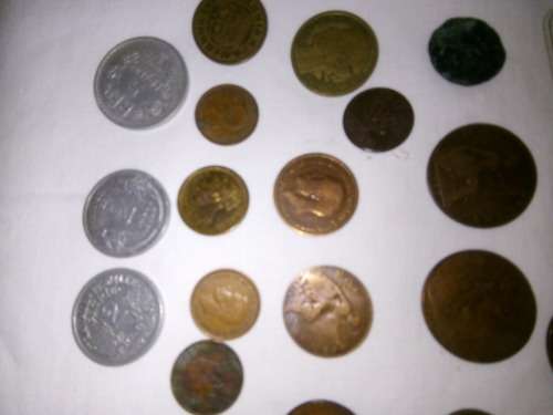 COINS - 52 ASSORTED INTERNATIONAL COINS - ALL GRADES
