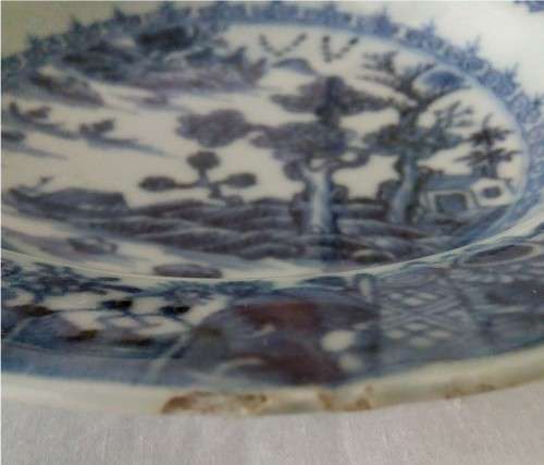 ANTIQUE CHINESE BLUE AND WHITE BOWLS - LATE 18TH OR EARLY 19TH CENTURY
