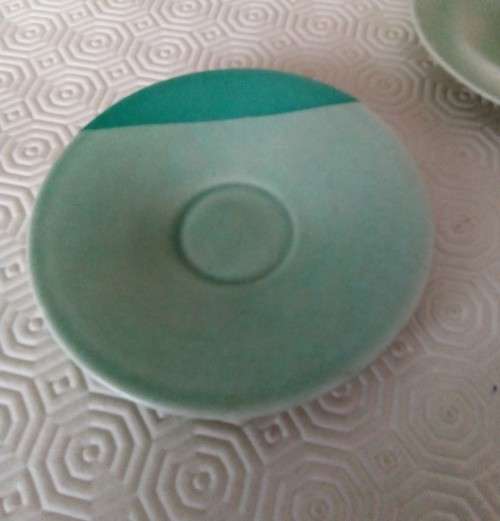 CARLTON WARE - RARE `MODERNE` TEA/COFFEE FOR TWO SET - DESIGN NUMBER 1246 - C1935/6