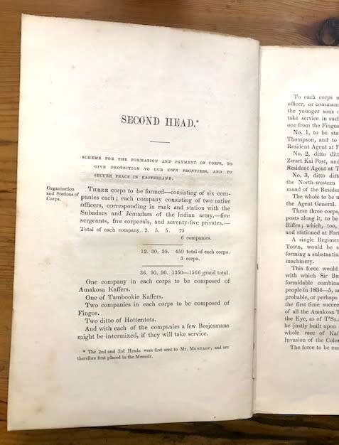 Memoir Regarding the Kaffers, Hottentots, and Bosjemans of South Africa. Vol 1. 1845