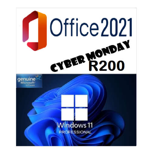 Cyber Monday Windows 11 Professional + Office 2021 Combo
