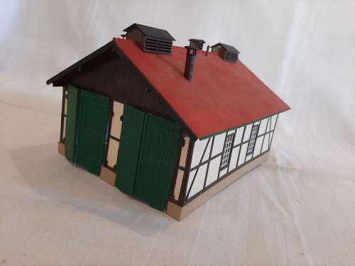HO Scale Double Loco Shed