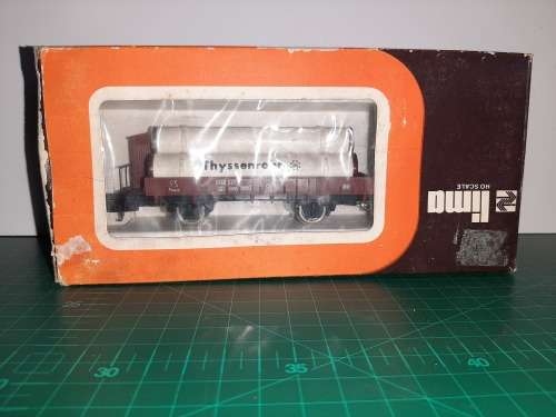 LIMA Lowbed wagon with pipe load - Boxed