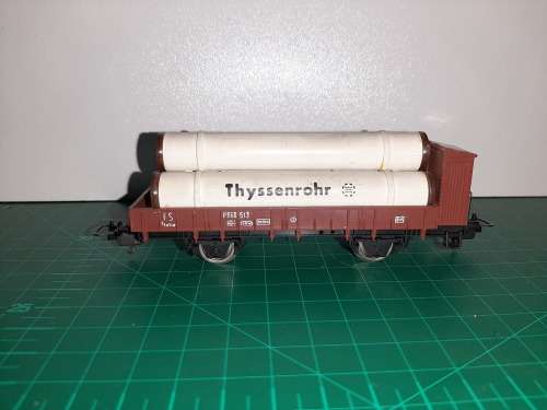 LIMA Lowbed wagon with pipe load - Boxed