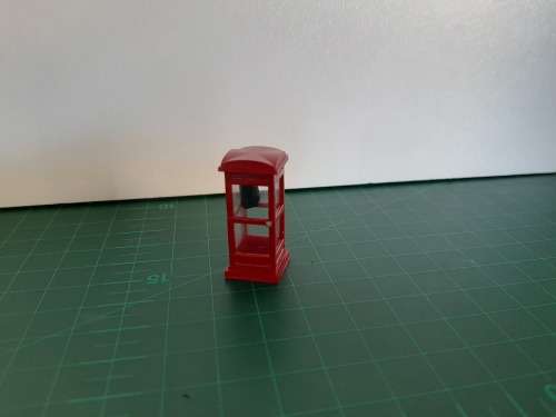 HO Scale Telephone Booth
