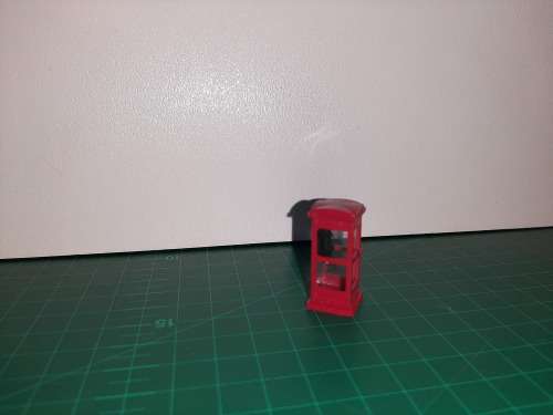HO Scale Telephone Booth