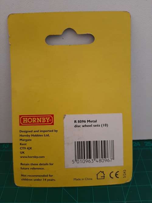 Hornby R8096 Metal disk wheels (set of 10)