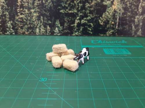 Hay Bales (pack of 6) - Brown