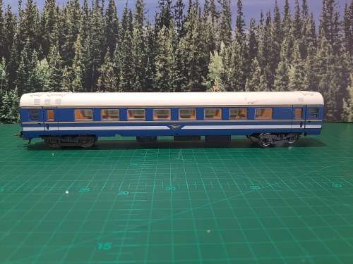 LIMA Set of 3 Blue Train coaches