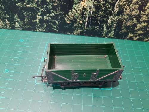 Hornby Green Box wagon - made in England