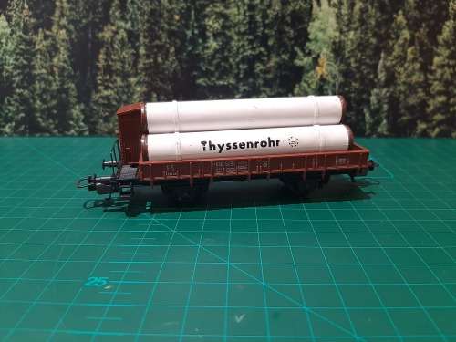 LIMA Lowbed with brakemans cab and load