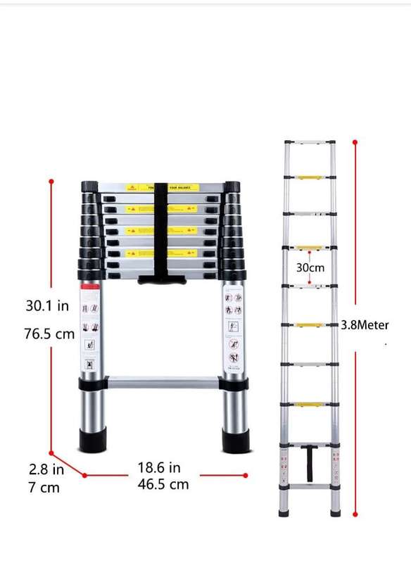 3.8M TELESCOPIC LADDER