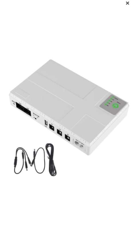 24000 mAh Mini UPS Backup Power Supply