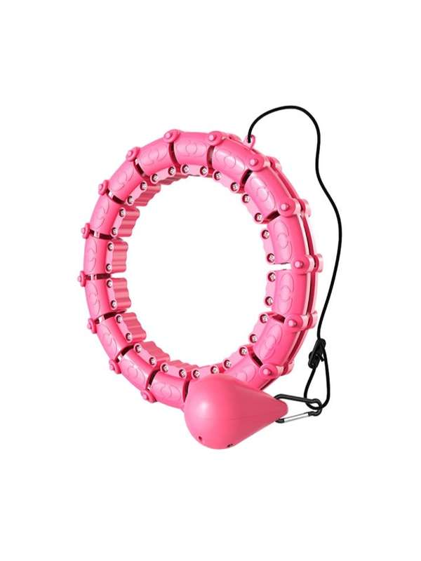 24 Adjustable Knots Exercise Hula Hoop Smart Weighted Fit Hoop