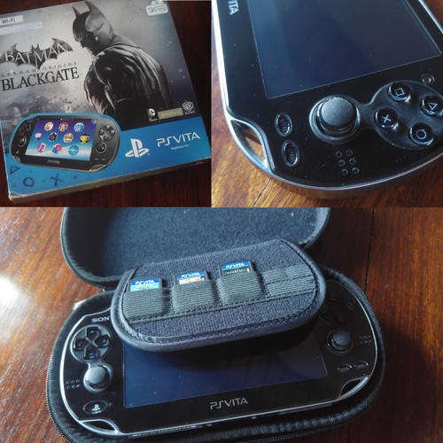 PS Vita WiFi (2015) - with 32GB Memory Card & 3 Games