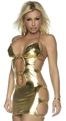 Gold Sexy Baby Doll