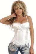 White Corset: Size L