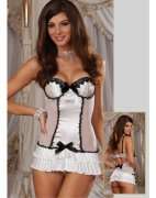White Baby doll: Size S/M