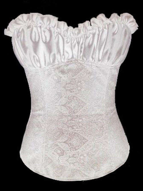 White Corset: Size Med