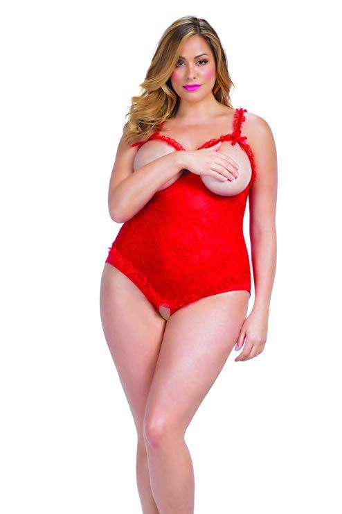 RED Teddy Lingerie