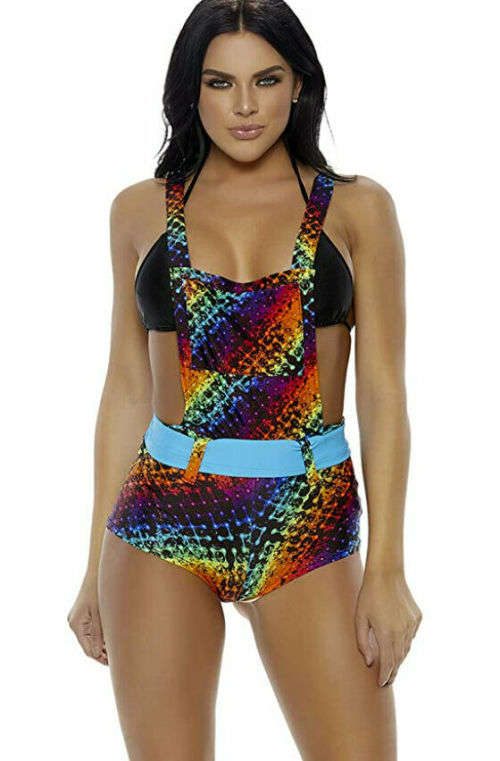 Forplay Womens in The Paint Overall: L|XL