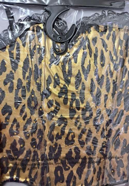 Dreamgirl: Leopard Print Corset- size Med