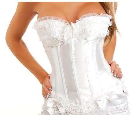 White Corset :Size 2XL