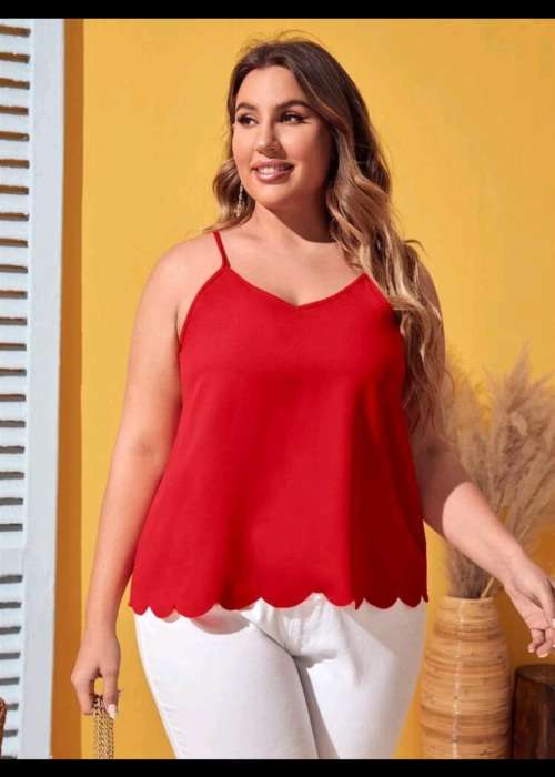 Stunning Red Top: 3XL