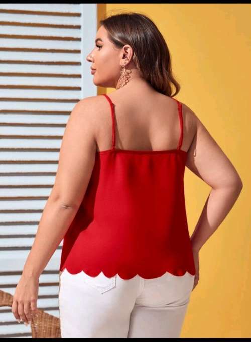 Stunning Red Top: 3XL