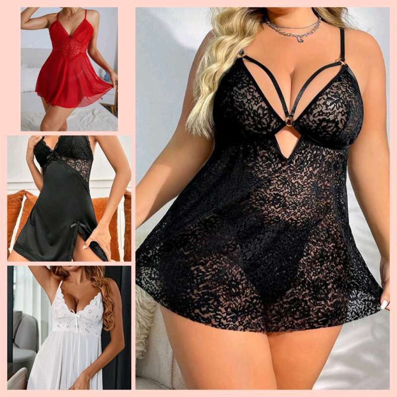 Black Lingerie: 4XL