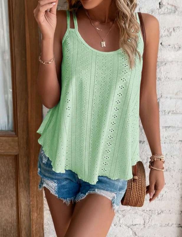 Mint Green Top: Med