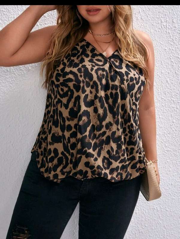 Leopard printed Top: 3XL