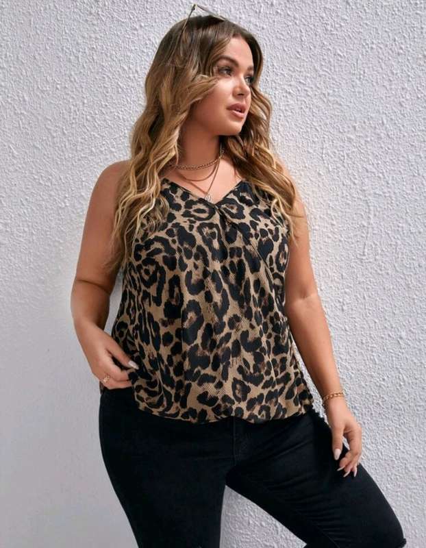 Leopard printed Top: 3XL