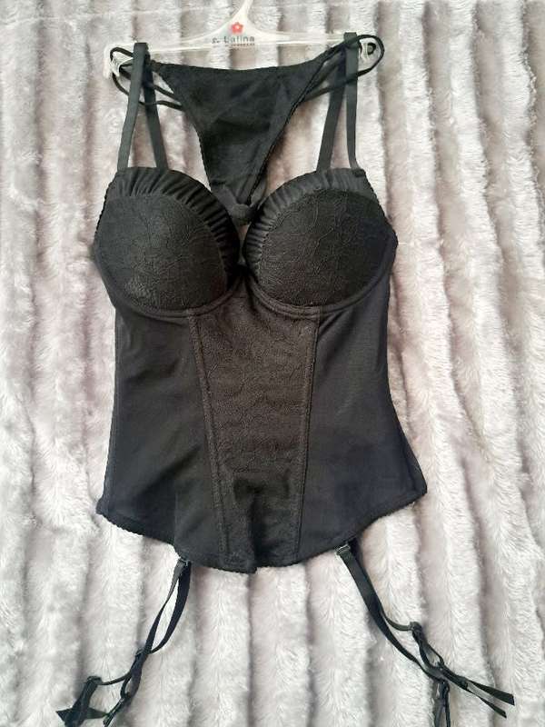 Black Bustier: Large