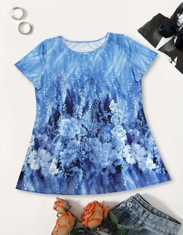 Blue Top: Med
